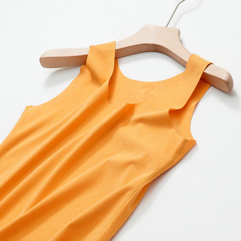 Женский бесшовный теплый жилет большого размера с облегающим силуэтом - Матовый материал для осени и зимы, Базовый топ с высокой эластичностью