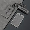 OEBX9 New Grey Leather Car Key Case Cover For BMW 1 3 5 7 8 Series X1 X3 X5 X6 X7 F30 G20 F34 F31 G30 G01 F15 I3 M4 535le Accessories