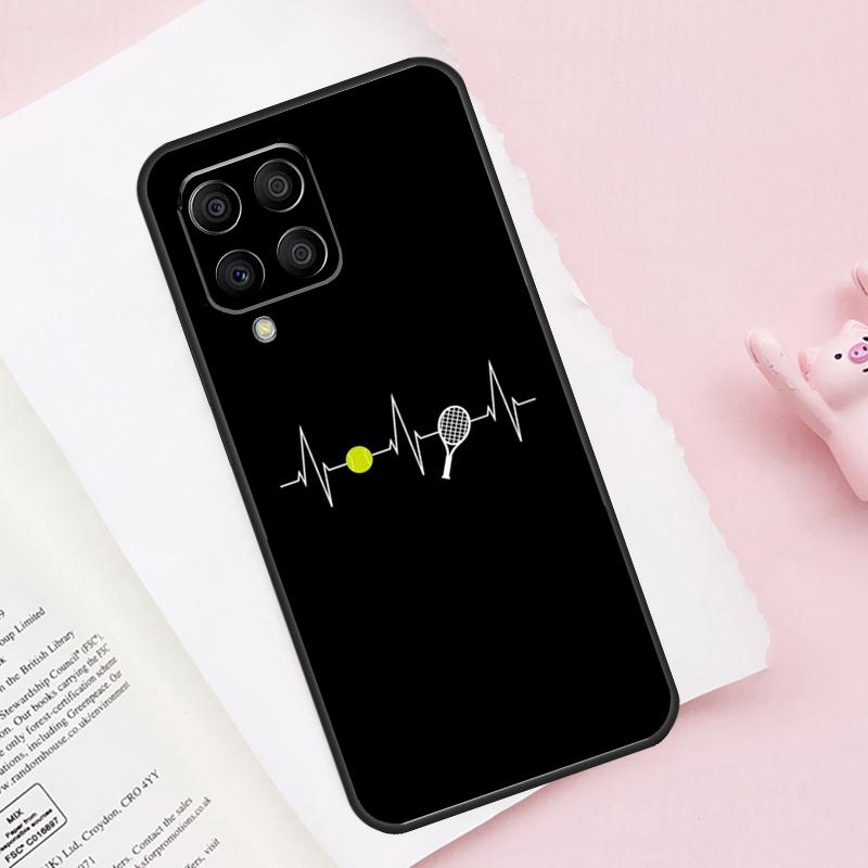 Tennis Ball Rackets Case For Samsung Galaxy M51 M55 M35 M15 M56 M36 M16 M06 M13 M33 M53 M12 M32 M52 M14 M34 M54