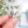 Spinner Silver Ring Handmade 925 Sterling Silver Stress Relief Ring, Meditation Ring for Men & Women