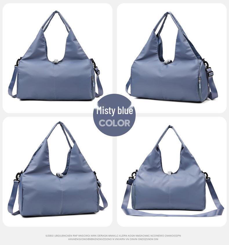 Women's Cross-border Yoga Sports Bag: Large Capacity, Wet/Dry Separation, Custom Logo, Ideal for Fitness and Travel