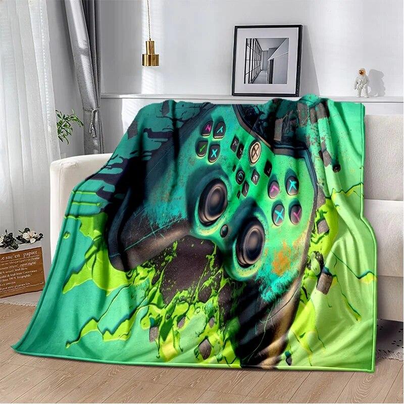 Одеяло для игровой консоли Game Boy GamePad в стиле ретро, ​​мягкое одеяло для дома, спальни, кровати, дивана, пикника, путешествия, офиса, одеяло, детское одеяло