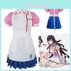Костюм Микан Цумики из Dangan Ronpa 2, розово-белый, униформа