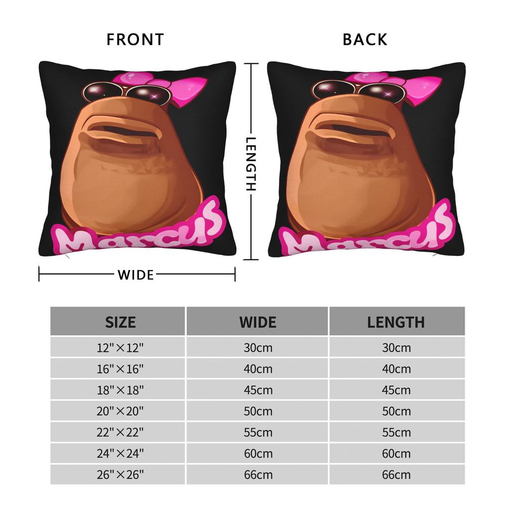 Funny Robert Help Marcus The Worm  Pillowcases  Fashion Pillow Case For Sofa Couch Bed Living Room Print Pillow Cover