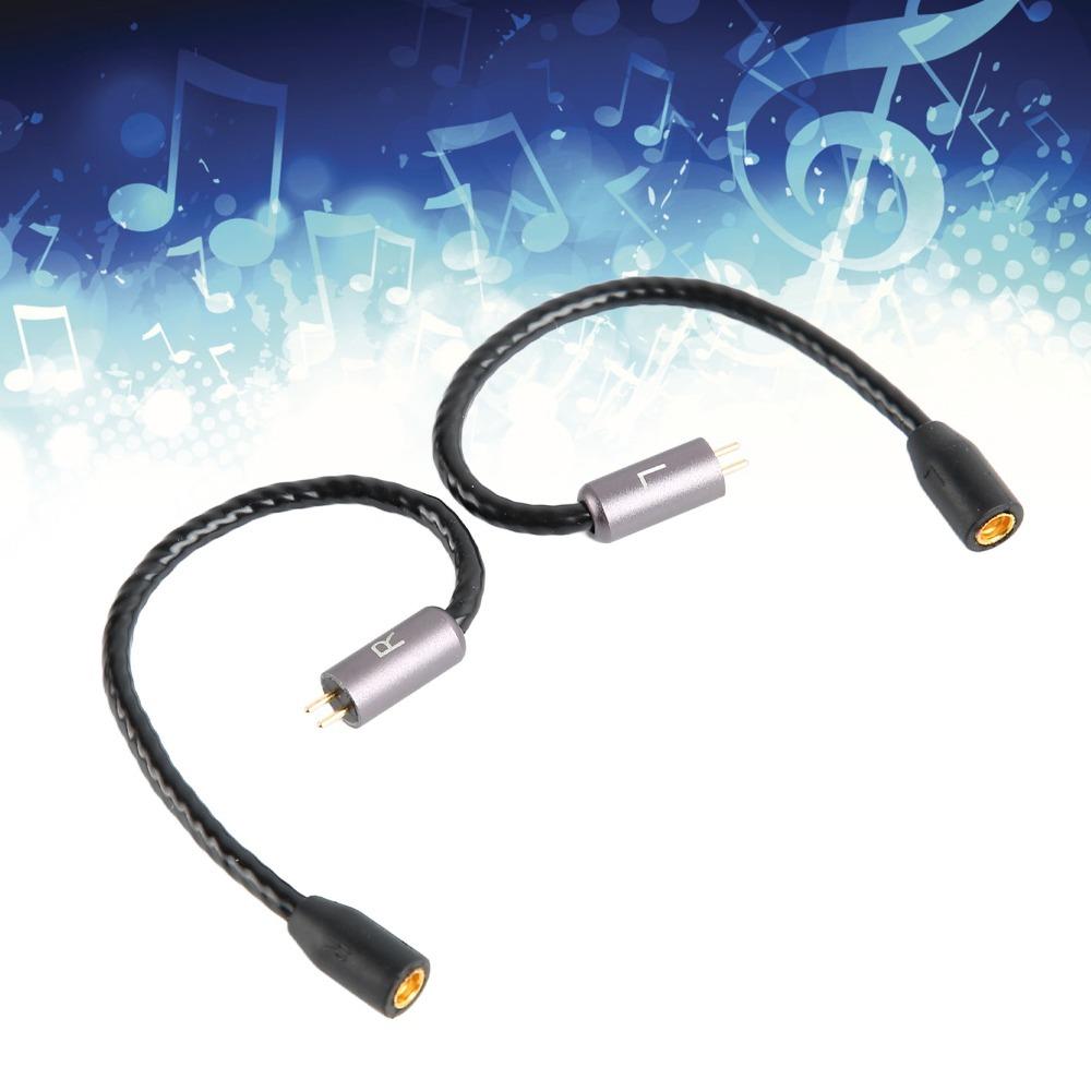 Female to Male MMCX to 2 Pin 0.78mm Adapter Cable for AS10 AS06 AS10 ZST ZS3AS10 Daily Use