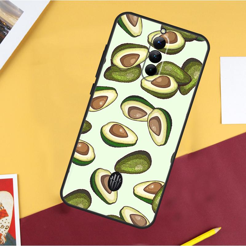 Avocado Pear Papaya Pomegranate Case For ZTE Nubia Red Magic 11 Pro 9 8 8S 9S 10S 10 Pro Plus 6R 6 7 6S 7S Pro 10 Air Cover