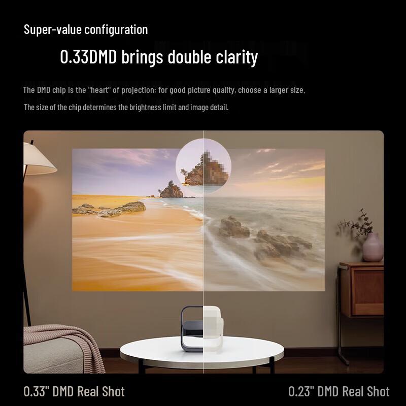 XGIMI Z7X Pro High-Brightness 1080P Home Projector with Portable Stand (CN version)
