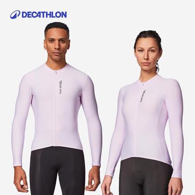 Велосипедная футболка с длинным рукавом Decathlon для мужчин и женщин