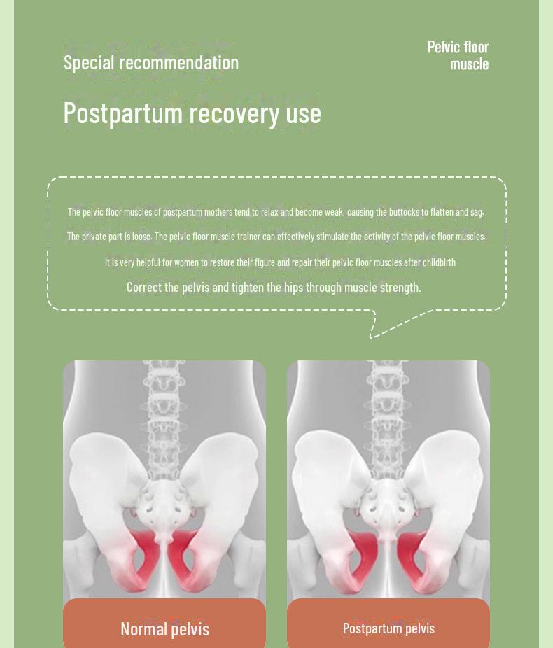 Тренажер Кегеля для мышц тазового дна для мужчин и женщин - приспособление для восстановления зажимов ног.