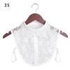 1pc Sexy Lace Fake Collar Shirt Shawl Flower Crochet Neckline Collars Women Detachable Collar Half Shirt Faux Collar Lace Fabric