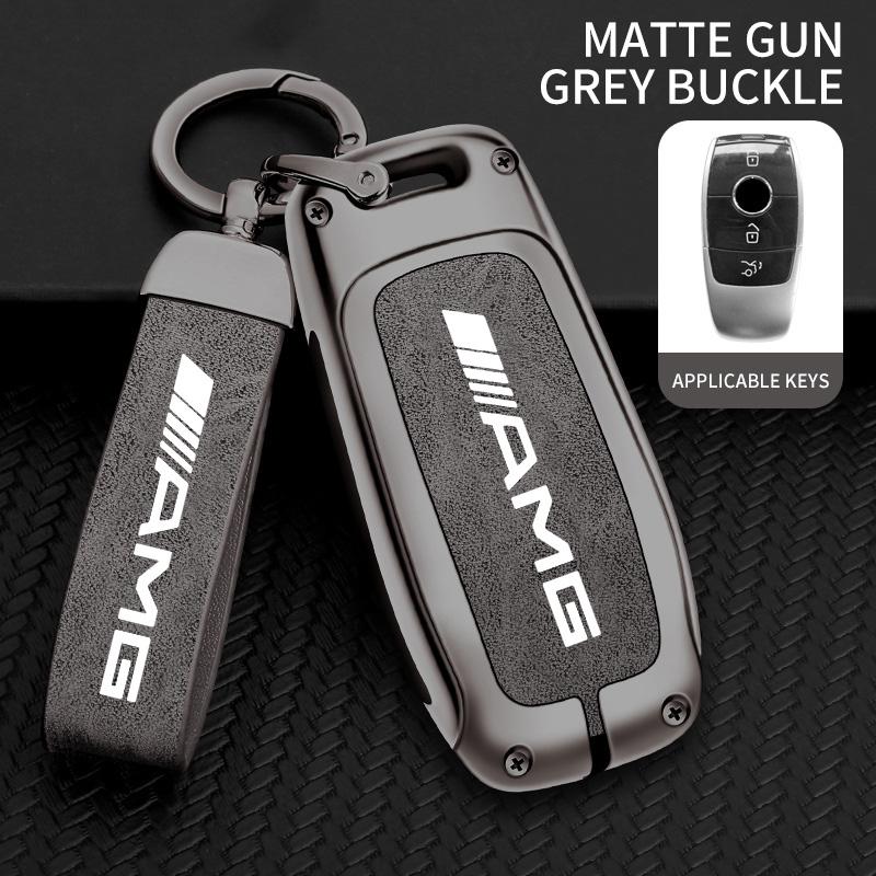 TXF4 Zinc Alloy Car Key Case Cover Protector Shell Fob Holder For Mercedes Benz AMG W177 W176 X166 X167 C257 C218 X253 C118 C117 H247