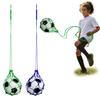 Football Kick Trainer Nylon Mesh Bag Soccer Ball Net Kicker Solo Soccer Kick Practice Training Aid Soccer Return Trainer Net Football Trainer