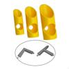 3 шт. Инструменты для резки пенопластовой изоляции для труб, желтый профессиональный резак