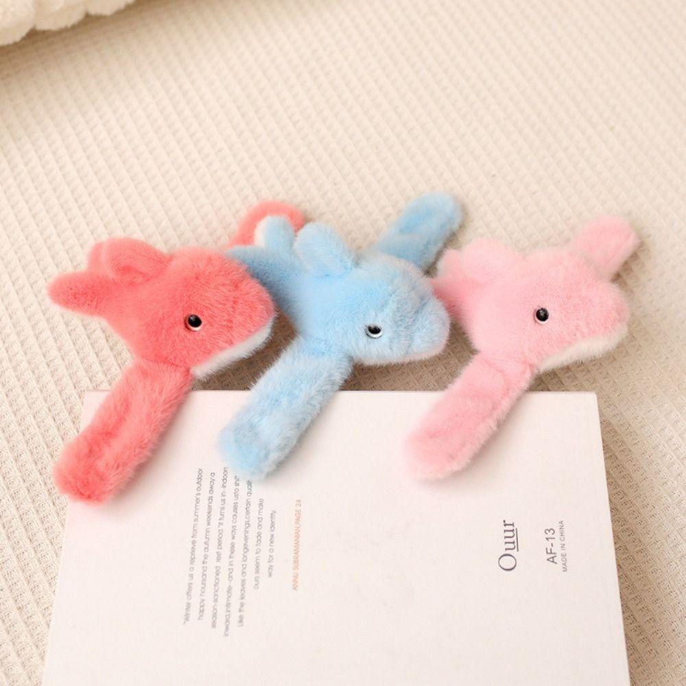 Dolphin Penguin Doll Clap Circle Stuffed Animal Stuffed Slap Snap Plush Hand Circle  Plush Bracelet