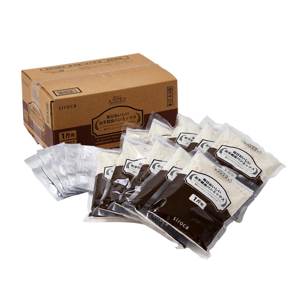 siroca <Easy> Bread Mix (10 Bags of 1 Loaf Bread) SHB-MIX1260