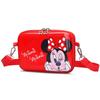 Bear Pooh Pattern Double Sided Printing Zipper Crossbody Bag  School Outings And