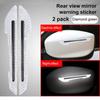 Светоотражающие наклейки Предупреждающая лента Бесследная защитная автомобильная наклейка Предупреждение на зеркало заднего вида автомобиля Внешние автомобильные аксессуары