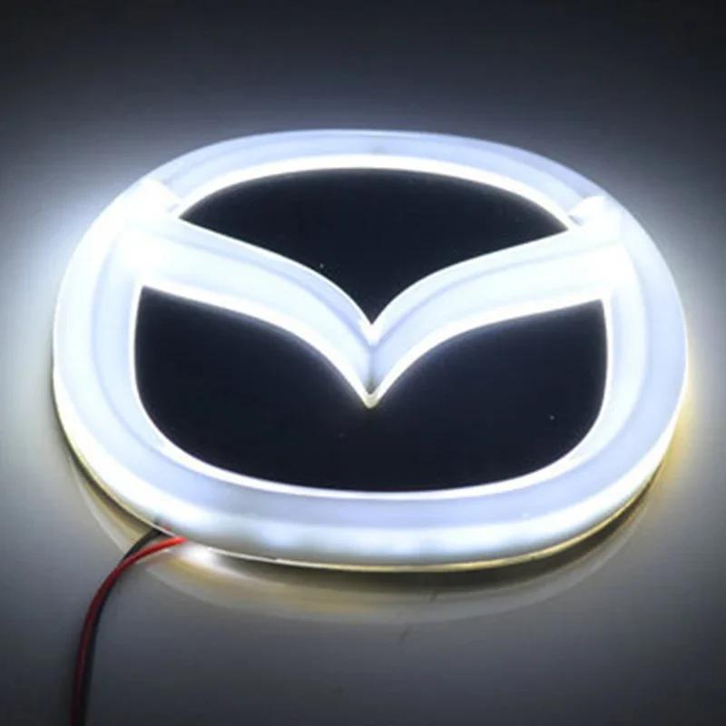 Car Front Emblem Lamp Rear Cover LED Light Badge Exterior for Mazda 2 3 6 ATENZA AXELA CX3 CX-5 CX8 Cx50 CX60 Demio M3 M6 k1