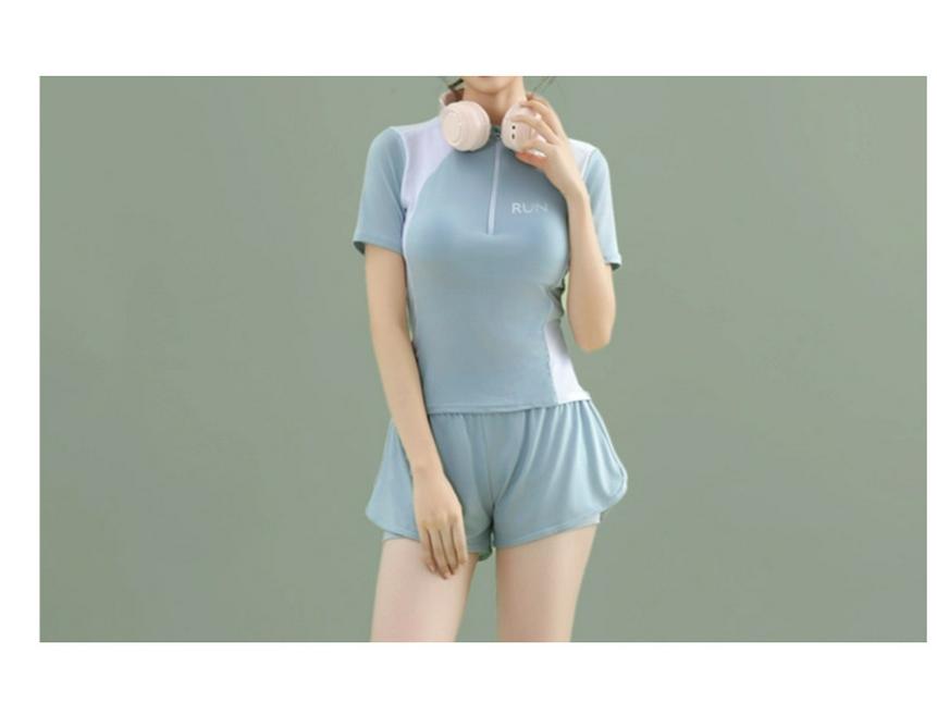 Спортивный раздельный купальник 2025: Контроль живота, Слимминг, Консервативный – Идеально для весеннего отпуска, пляжного плавания