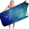Bright Colors Mermaid Pattern Strong Water Absorption Beach Towel Swimming Sport Oversized Bath Blanket Beach Accessories