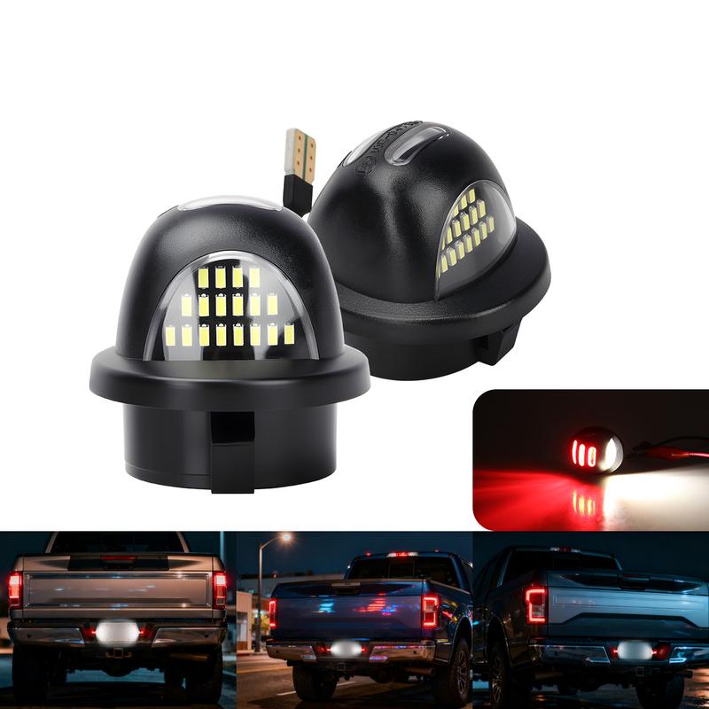 Tag Light License Plate Light For Ford Trucks Automotive License Plate Lamp Direct Replacement Easy tallation