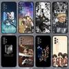 Чехол для телефона с рисунком «Атака Титанов» для Samsung S21 S20 S30 S22 S9 Ultra Fe S10 E Plus 4G 5G, черный мягкий силиконовый чехол с рисунком из мультфильма