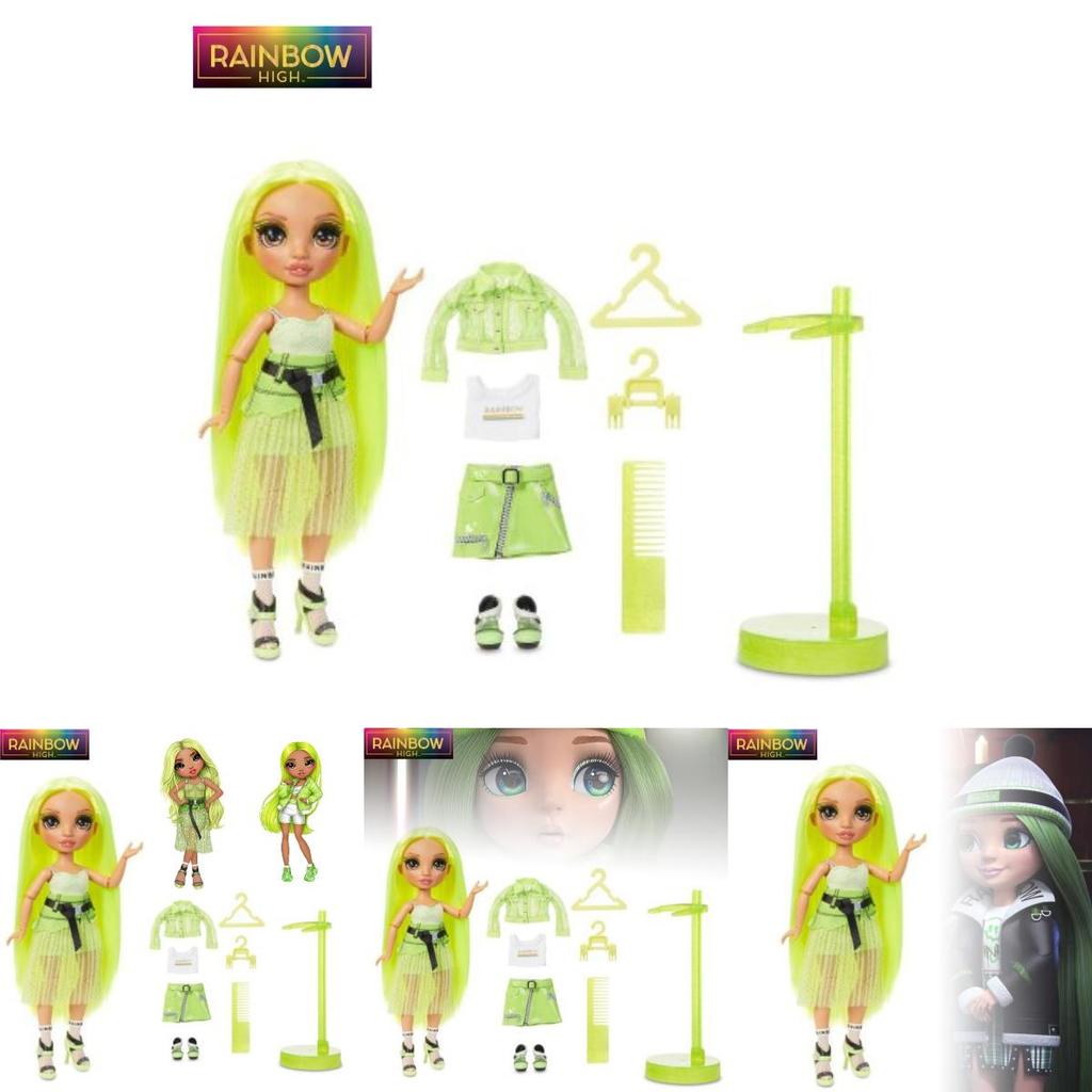 Набор модной куклы Rainbow High для девочек, игрушка-переодевание принцессы со сменными нарядами, реалистичная кукла