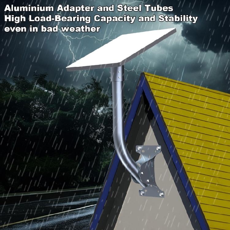 Прочный Настенный Кровельный Кронштейн Для Спутникового Ресивера V4 Металлический Железный Коррозионностойкий Крепеж