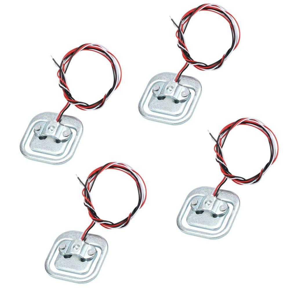 4Pcs 3 Wired Load Cell Electric Resistance Half Bridge Weighing Sensor Weight Sensor  DIY Projects