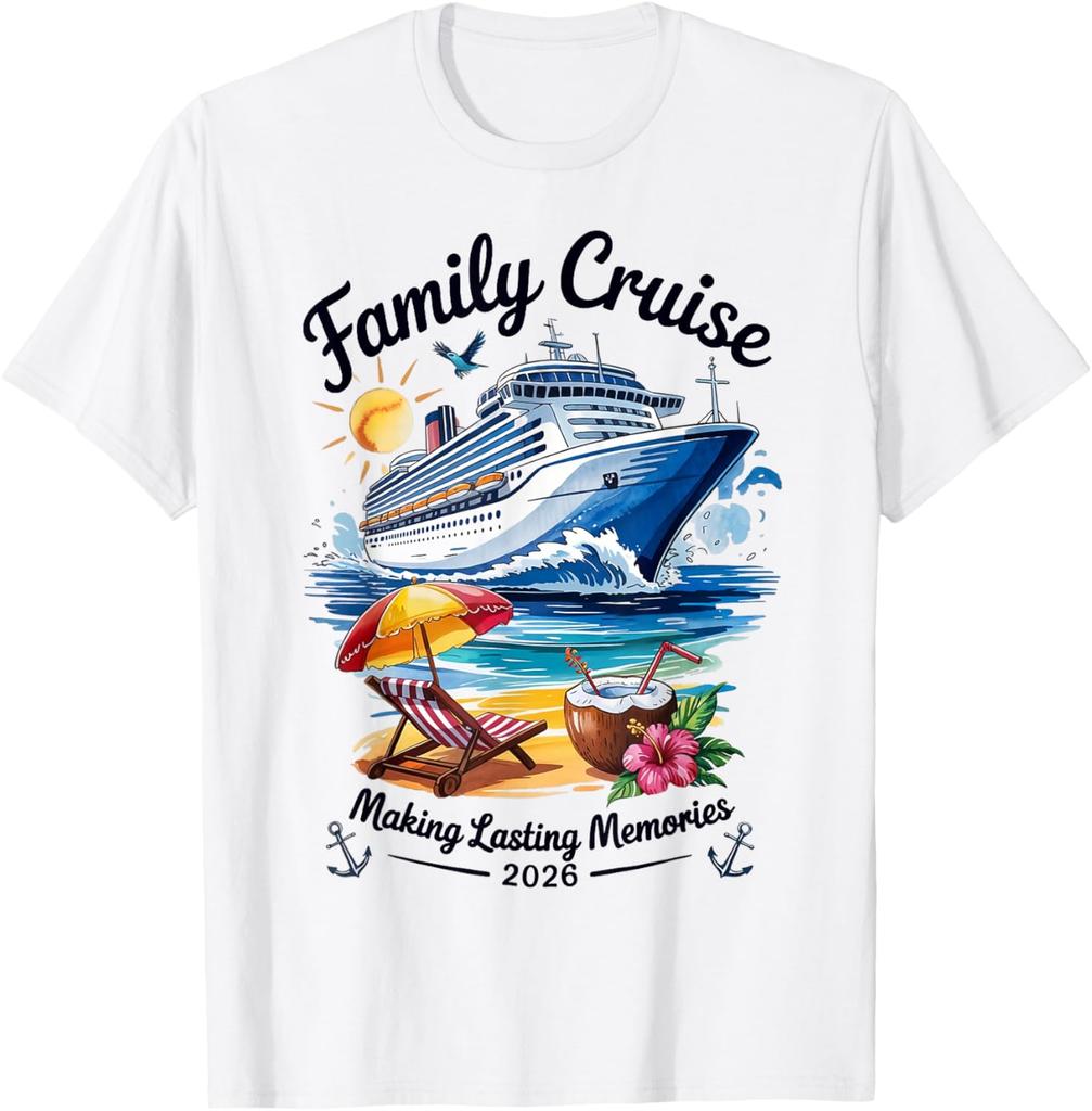 Family Cruise 2026 Making Lasting Memories Matching Group T-Shirt