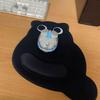 Cartoon Cat Large Mouse Mat Wrist Pad Kawaii Cat Mouse Pad Black Cat Mouse Pads  Office Desk