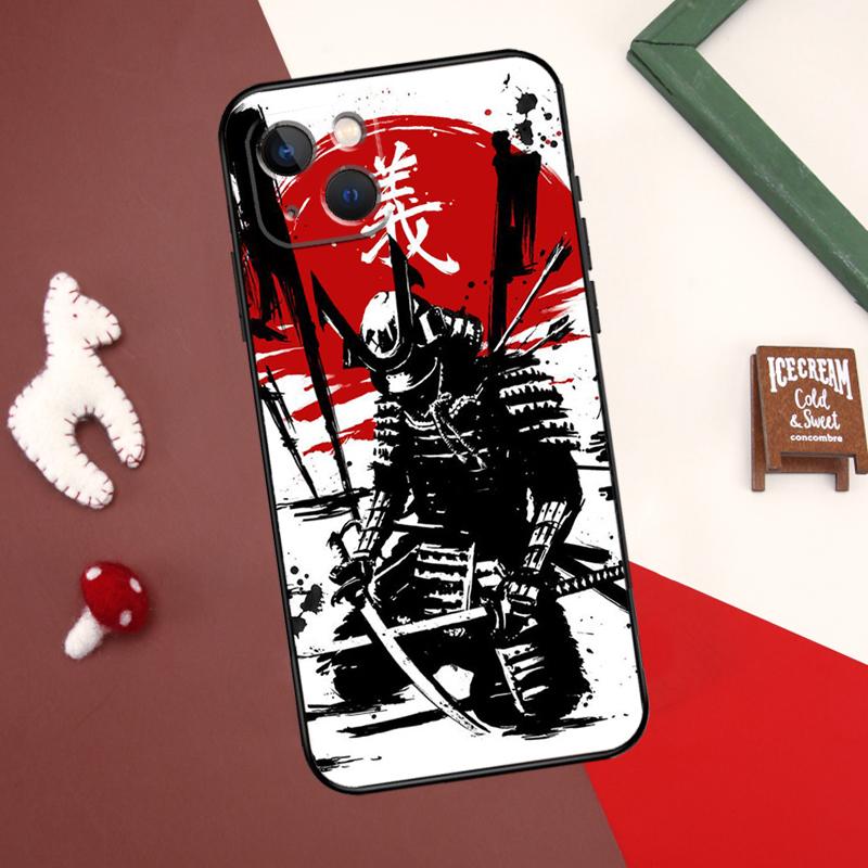 Японский чехол Bushido Samurai для iPhone 12 11 13 14 15 Pro Max 12 Mini 7 8 Plus X XR XS Max SE 2020, чехол для телефона
