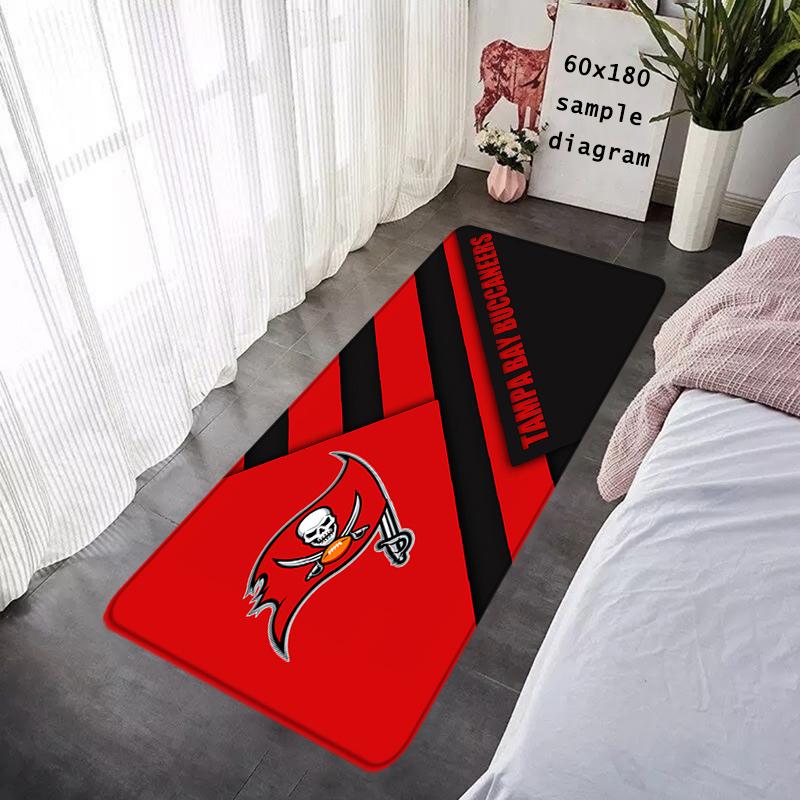 Foot Rug Welcome Floor Mat for Entryway Tampa Bay Buccaneers Bath Hallway Carpet Kitchen Water Absorbed Rugs Fluffy Home Decor