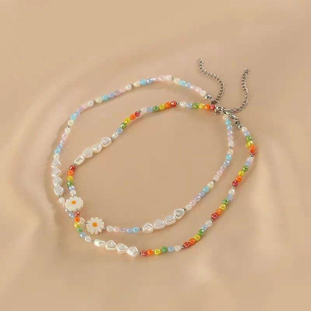 Pearl Choker Girl Gift Beads Girl Bracelet Women Necklace Sweater Chain Korean Style Necklace