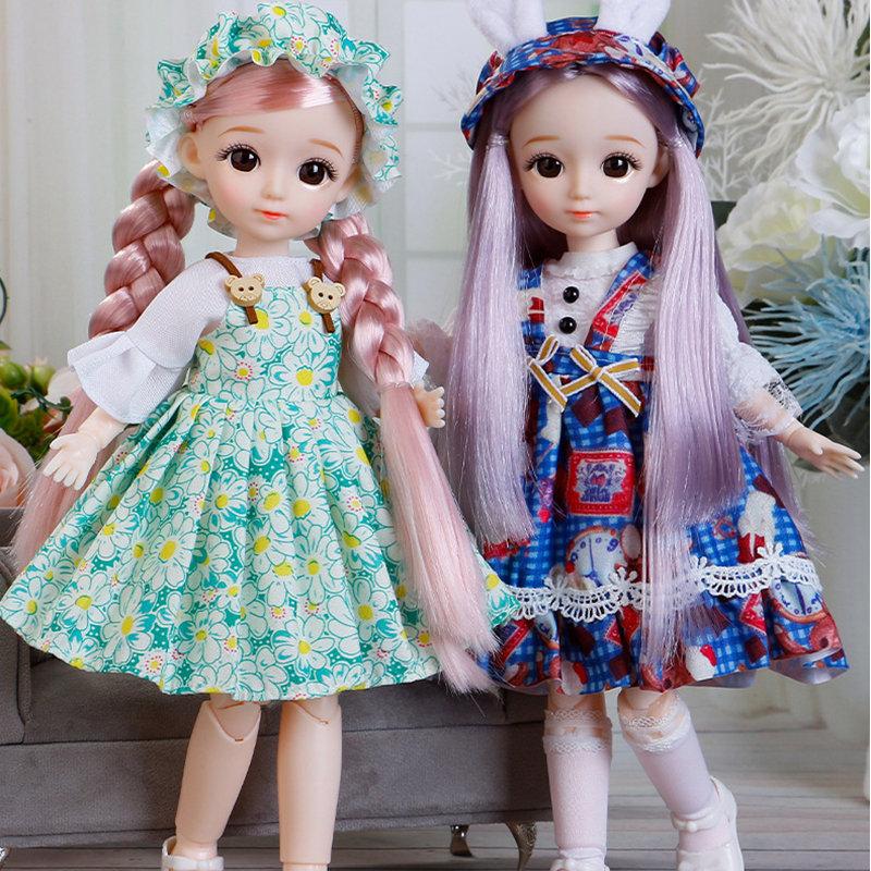 Костюм для кук 28 см 1/6 BJD Юбка с шляпой/головным убором для 12-дюймовых кукол Prinss Аксессуары для переодевания