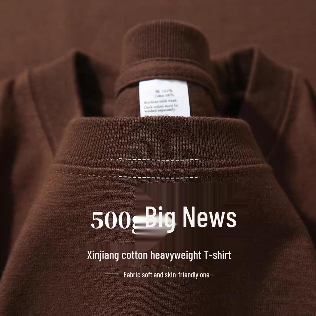 Футболка унисекс с коротким рукавом, из плотного хлопка плотностью 500 г, серо-зеленого цвета.