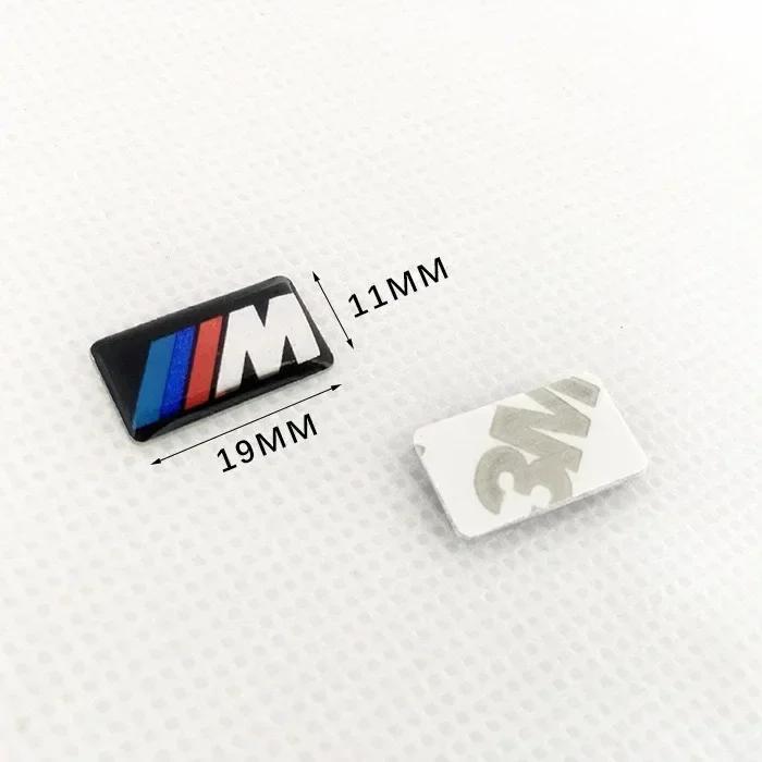 KYLZ4 For All BMW E46 E39 E38 E90 E60 E36 F30 F20 X1 X3 X5 M Logo Car Steering Wheel Hub Caps Center Emblem Badge Sticker DIY Sticker