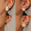 Earrings Simple Metal Ear Clips No Ear Piercings Premium Retro Pearl Ear Clips