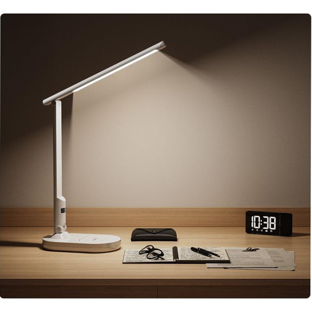 Светодиодная лампа для защиты глаз, настольная лампа для учебы, общежития, для выполнения домашних заданий, портативная складная лампа для чтения на тумбочке, супер яркая