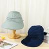 Women Ladies Anti-UV Visor Beach Hat Outdoor Cap Wide Brim Sun Hat