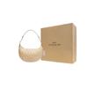 Coach Payton 28 Classic Monogram Zipper Closure Faux Leather Half Moon Bag Women handbags White CE620-IMV3C