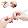 Double Sided Finger Dead Skin Push Stainless Steel Nail Cuticle Pusher High Quality Manicure