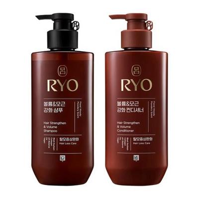 Шампунь и кондиционер для укрепления и придания объема волосам, набор 480 мл