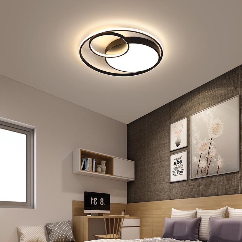 Светодиодные потолочные светильники Современная люстра Потолочный светильник для гостиной Спальня Кухня Столовая Блеск Золото Черный Белый Светильники