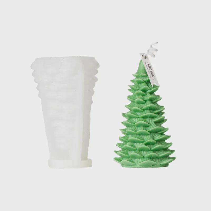 3D Christmas Tree Silicone Mold for Candles and Aromatherapy