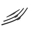 Windshield Wiper Blades Set 24in 17in 12in Quiet High Efficiency Replacement for Mirage 2014 2020 Left Hand Drive