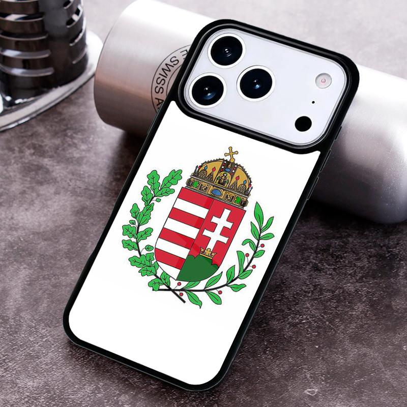 Чехол для телефона с флагом Венгрии для iPhone 17 16 15 Pro Max Air 14 13 12 11 Plus Ударопрочный чехол