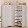 Dustproof Shoe Cabinets Multilayer Simple Shoe Rack Household Doorway Organizer Save Space Large Capacity Shoe Rack Organizer