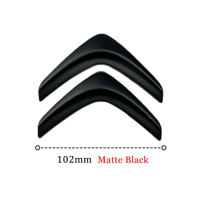 Citroen V Shape Trunk Emblem Car Rear Logo Badge For C3 C4 C5 Cactus Berlingo ABS Car Styling Accessories (8 Colors, 2 Sizes)
