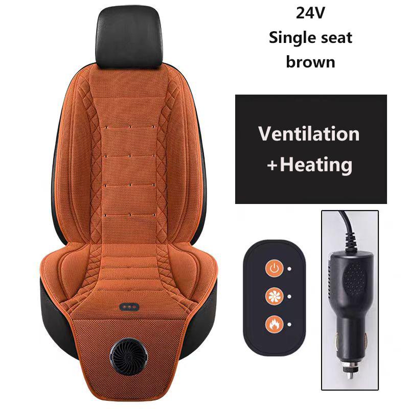 12/24 В Автомобильная Вентиляция Подушка Сиденья Лето Охлаждение Зима Отопление Коврик Сиденья Выдувная Вентиляция Авто Старт Стоп Накладка Салон Автомобиля
